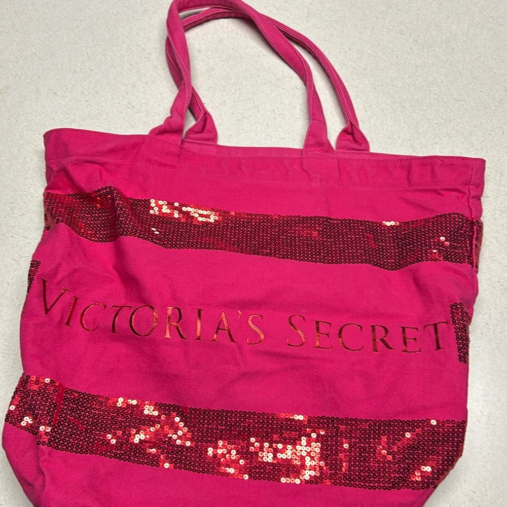 Victoria’s Secret canvas bling tote